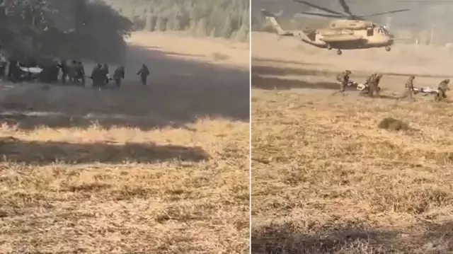 Hezbollah released footage of Israeli soldiers being defeated while attempting to infiltrate a village in Lebanon.