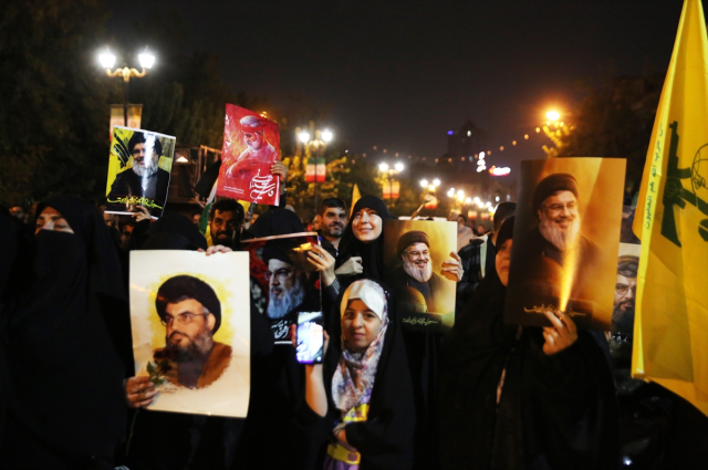 Thousands of Iranians took to the streets to celebrate with takbirs as missiles rained down on Israel