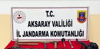 Aksaray'da Kaçak Kazı Yapan Defineciler Suçüstü Yakalandı