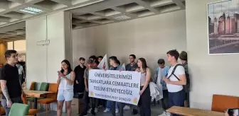 Eğitim Fakültesi dekan ataması protesto ediliyor