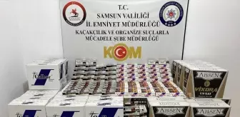 Samsun'da Kaçakçılık Operasyonu: 350 Bin Makaron Ele Geçirildi