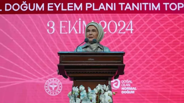 Emine Erdoğan's Call for 'Natural Birth' to Expectant Mothers