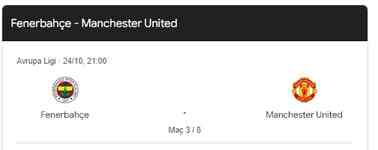 Fenerbahçe Manchester United maçı ne zaman, nerede yapılacak? UEFA Avrupa Ligi Manchester United maçı ne zaman, saat kaçta hangi kanalda?