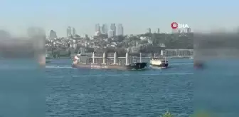 İstanbul Boğazı'nda Kuru Yük Gemileri Çarpıştı