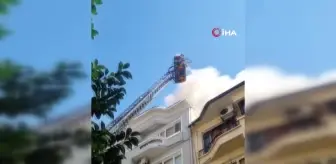 Şişli'de 6 Katlı Binada Yangın Paniği