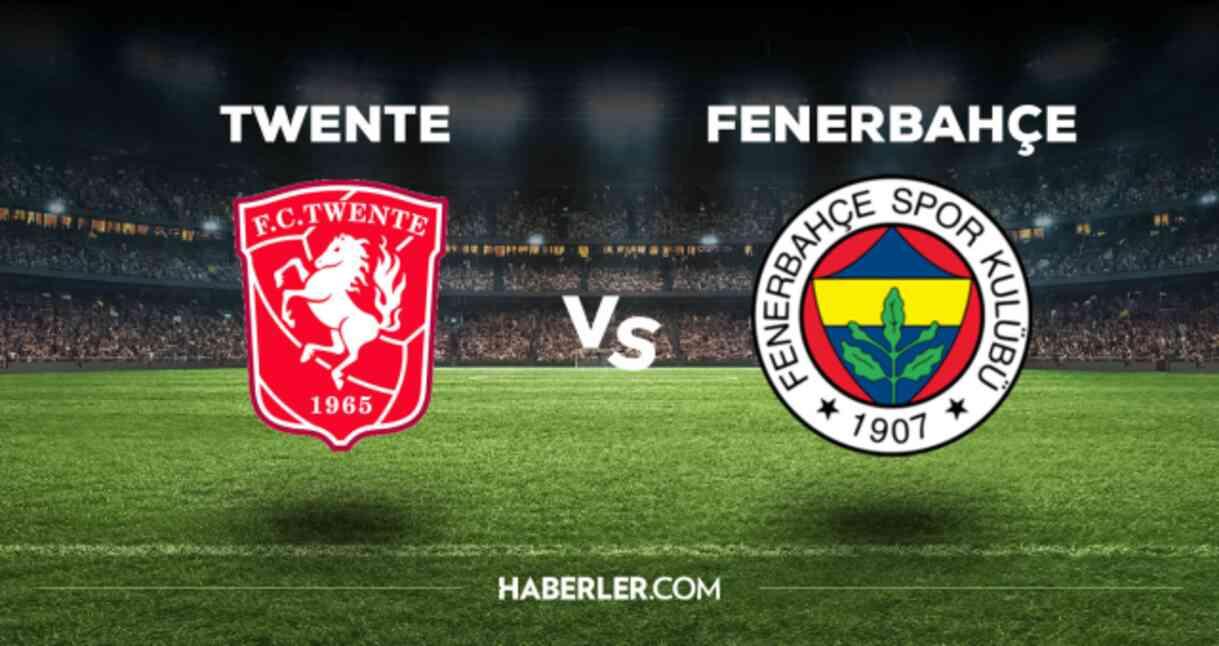 Twente Fenerbahçe ilk 11'i! Fenerbahçe'nin Twente maçı 11'i belli oldu mu, ilk 11'de kadroda kimler var?