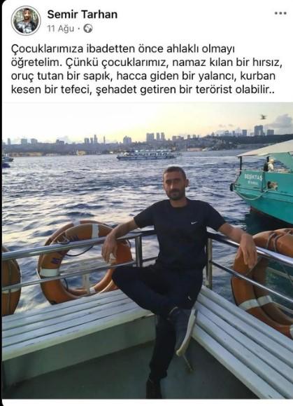 One of the individuals who harassed a woman in Beyoğlu made a 'morality' post that left many saying 'enough already'