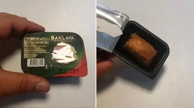 The amount of money he spent on a slice of baklava left everyone speechless.