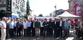 Saadet Partisi Edirne İl Teşkilatı'ndan İsrail Protestosu