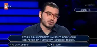 Hangisi onu canlandıran oyuncuya Oscar ödülü kazandıran bir sinema filmi karakteri değildir?