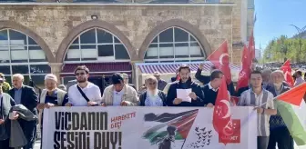 Kırşehir'de İsrail'in Saldırıları Protesto Edildi