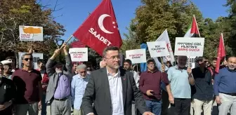 Burdur'da İsrail Saldırılarına Protesto