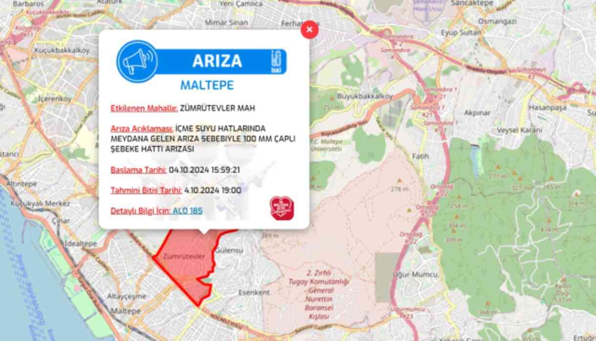 İstanbul İSKİ su kesintisi! 5-6 Ekim Esenyurt, Küçükçekmece, Maltepe, Kartal su kesintisi listesi! Sular ne zaman gelecek?
