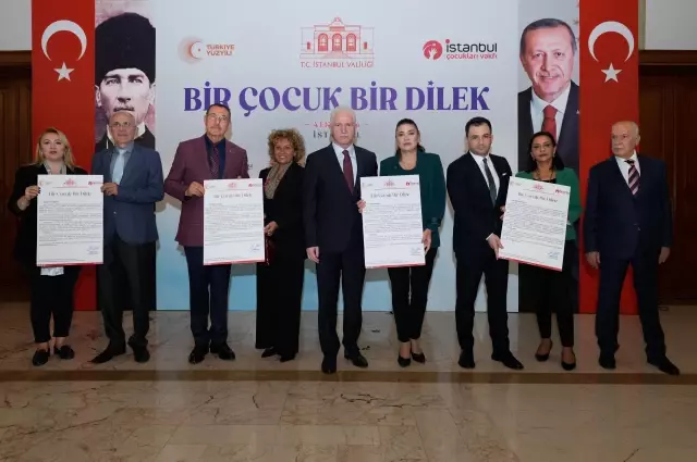 Istanbul Governorship organized the second edition of the 'One Child One Wish' project