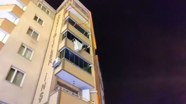 She got angry at her husband and jumped from the 6th floor.