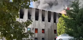 Tekirdağ Çerkezköy'de Fabrika Yangını