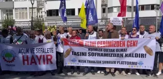 Trabzon'da Enflasyon Rakamlarına Protesto