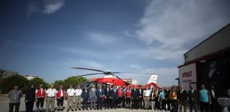 Çanakkale ve çevre illere hizmet verecek helikopter ambulans göreve başladı