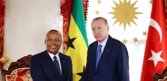 Cumhurbaşkanı Erdoğan, Sao Tome ve Principe Demokratik Cumhuriyeti Başbakanı Trovoada ile görüştü