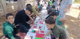 Diyarbakır, Bingöl ve Şırnak'ta Çocuklar Filistin İçin Resim Çizdi