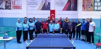 2. Kamu Spor Oyunları Masa Tenisi Doğu Anadolu Bölge Turnuvası Erzincan'da Gerçekleşti