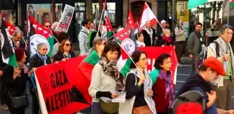 Paris'te İsrail Saldırılarına Karşı Büyük Protesto