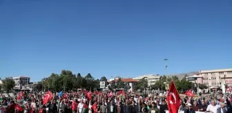 Doğu Anadolu'da İsrail'in Filistin'e Yönelik Saldırıları Protesto Edildi