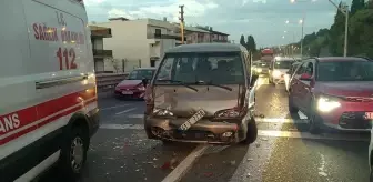 Fren Arızası Sonucu Trafik Kazası: 4 Araç Zarar Gördü