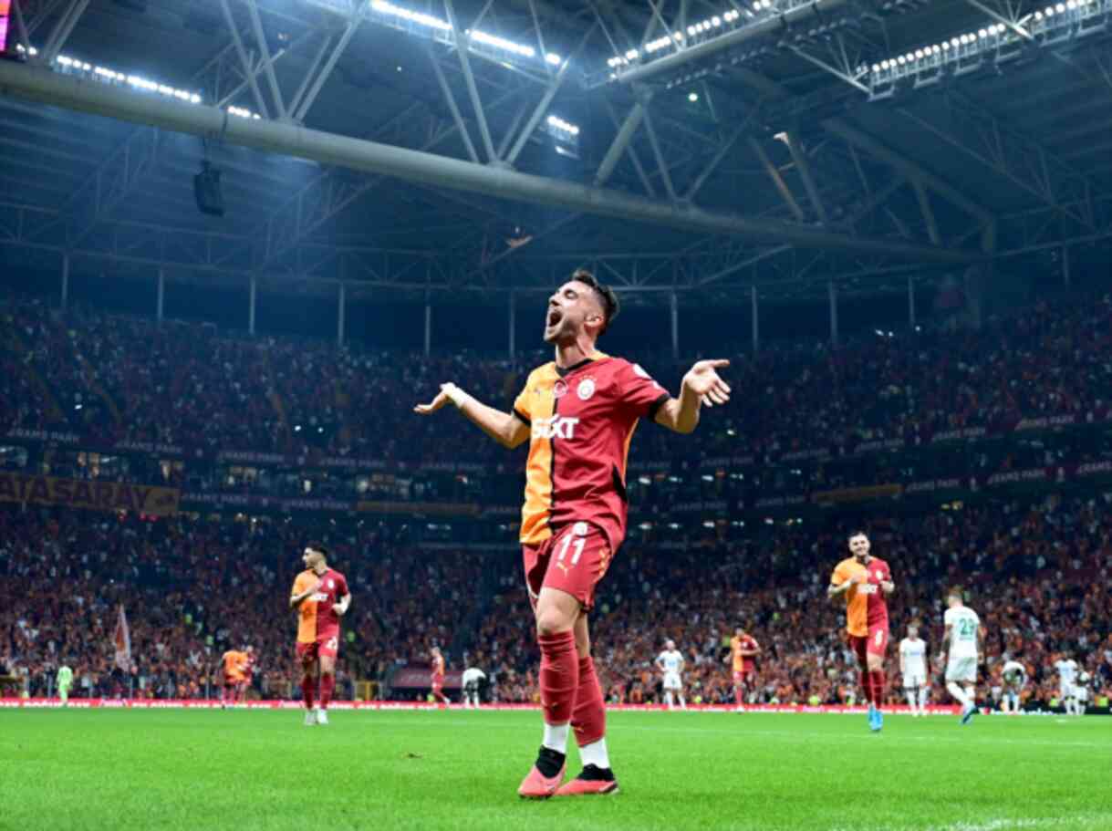 Galatasaray, konuk ettiği Alanyaspor'u 1-0 mağlup etti