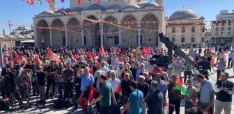 Konya'da İsrail'in Filistin ve Lübnan'a yönelik saldırıları protesto edildi