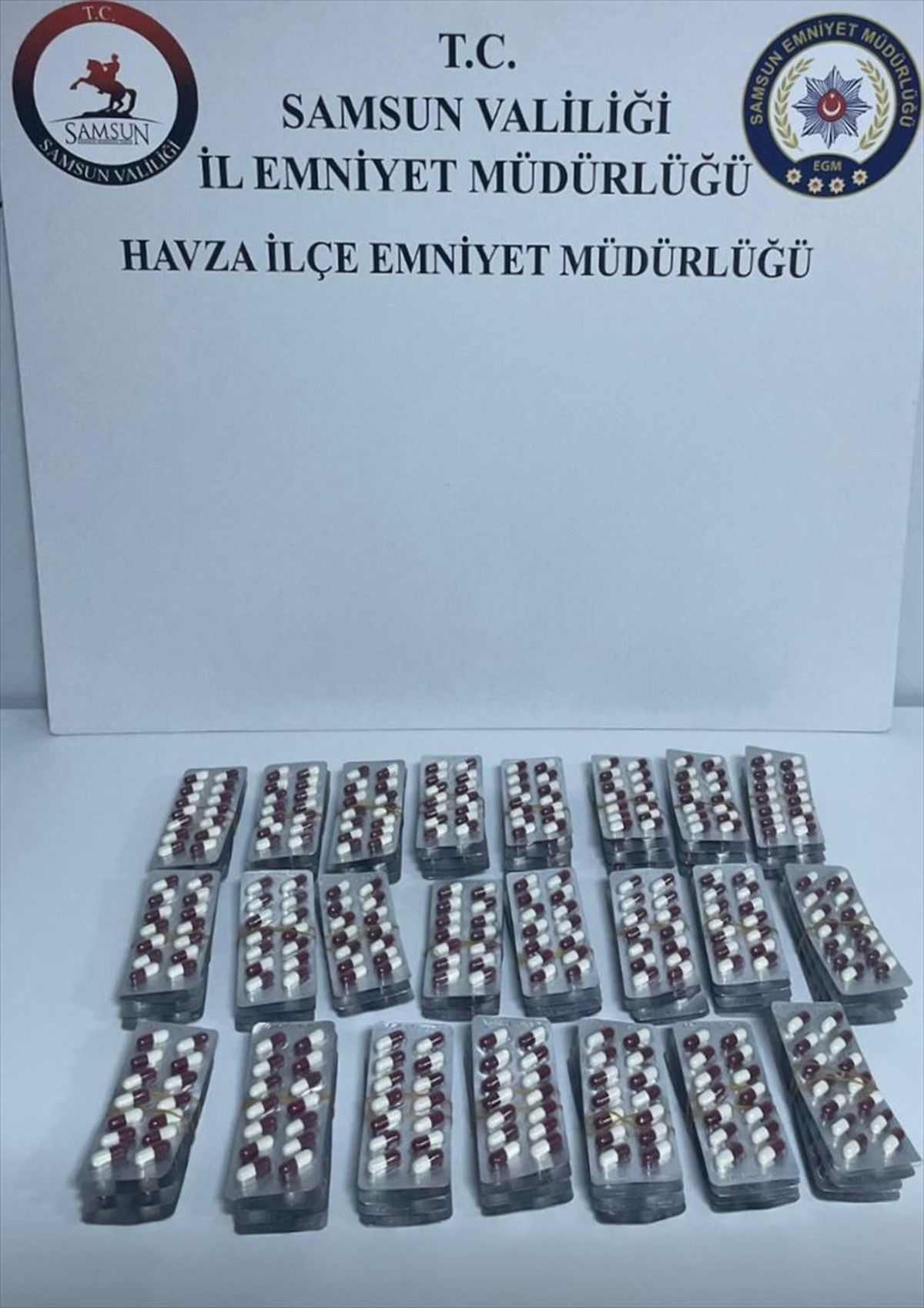 Samsun'da Uyuşturucu Operasyonunda 1270 Hap Ele Geçirildi
