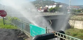 Samsun'da Kaçak İçme Suyu Hattı Kısa Sürede Yenilendi