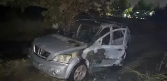 Park Halindeki Otomobilde Yangın Çıktı