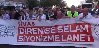 Sivas'ta Filistin'e Destek Yürüyüşü Düzenlendi