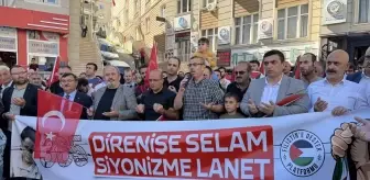 Trabzon, Artvin ve Bayburt'ta İsrail'in Filistin'e yönelik saldırıları protesto edildi