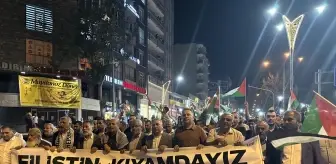 Adıyaman'da İsrail Saldırıları Protesto Edildi