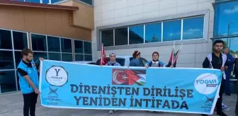 Burdur Üniversitesi'nde Filistin'e Destek Eylemi