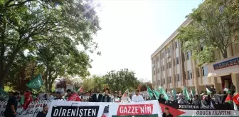 GAÜN Öğrencilerinden İsrail Protestosu