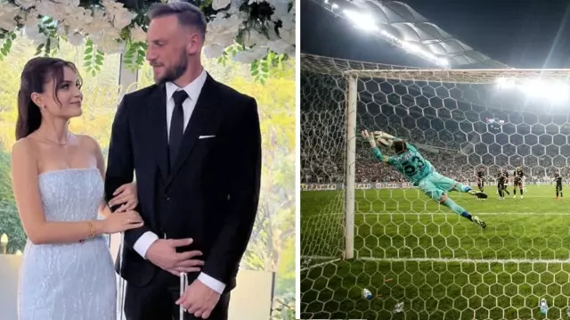 Everyone is talking about him! The goalkeeper, who hasn't conceded a goal for 5 weeks, got engaged after the match.