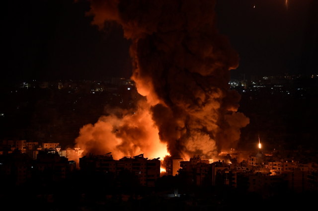 Intense bombardment from Israel to Beirut