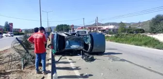 Muğla'da Otomobil Takla Attı: Baba ve Kızı Yaralandı