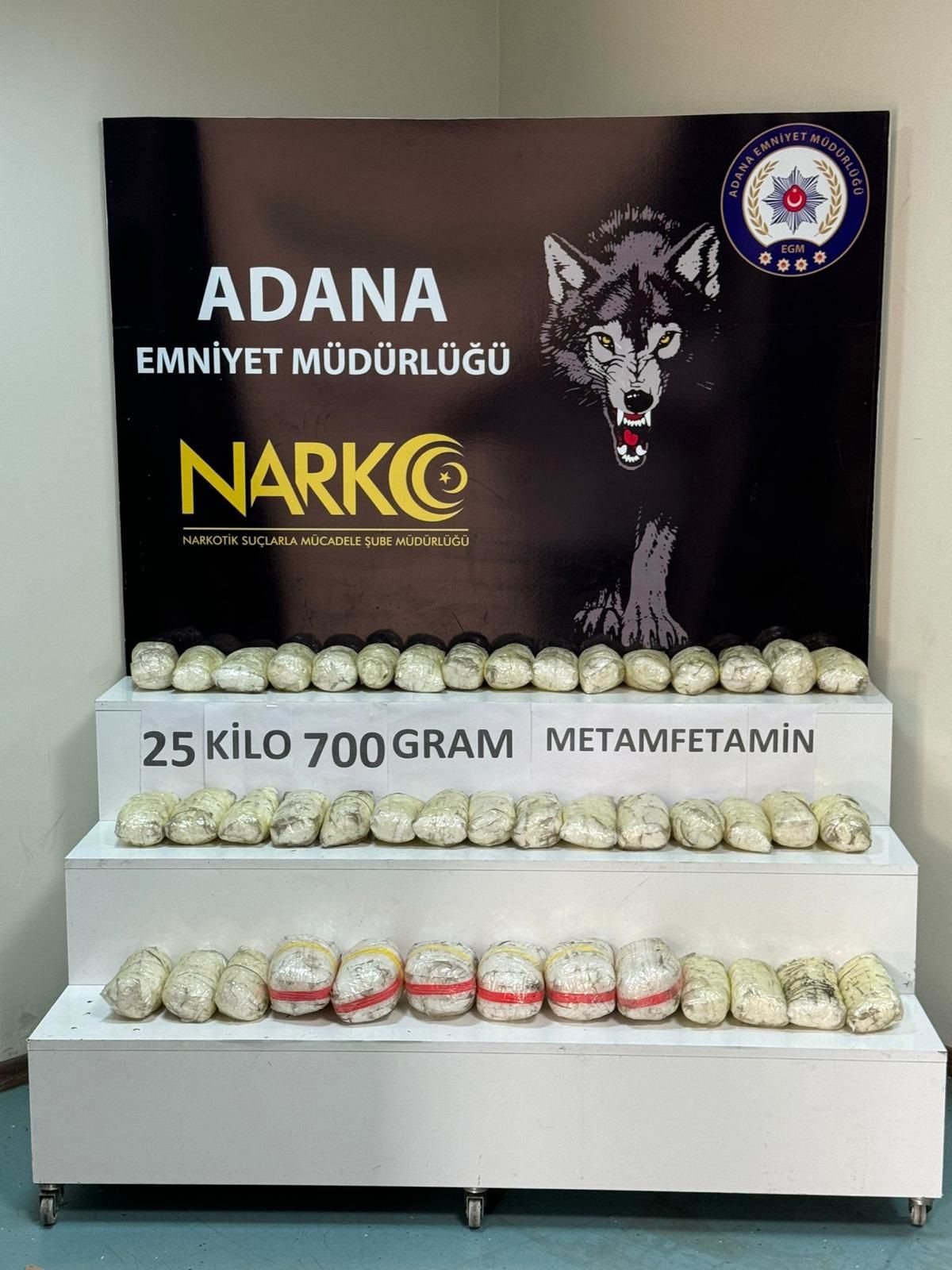 Adana'da TIR'da 25 Kilo Metamfetamin Ele Geçirildi