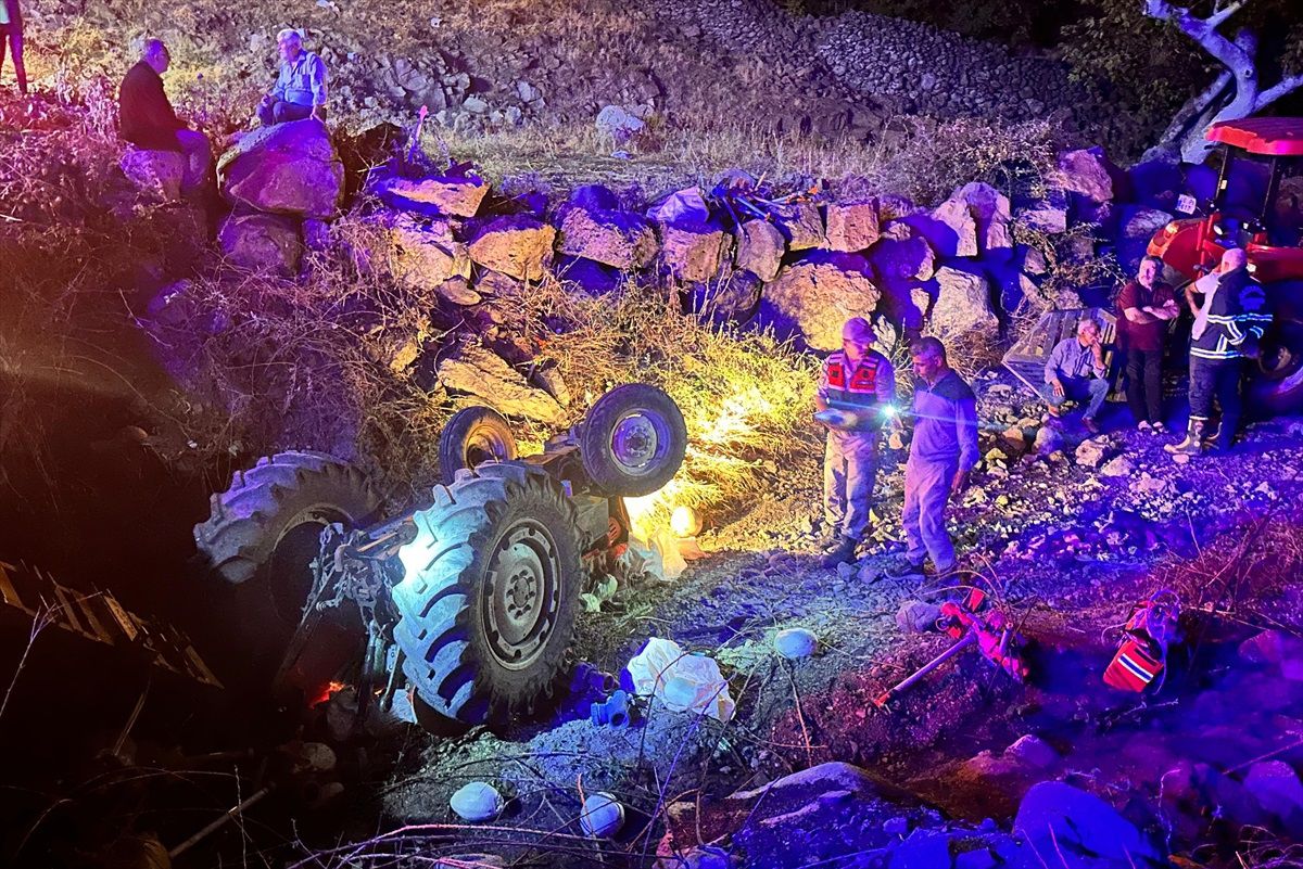 Gaziantep'te Traktör Devrildi: 1 Ölü, 1 Yaralı