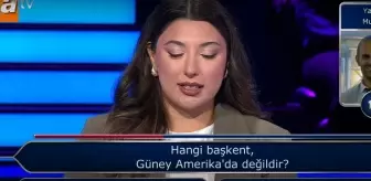 Hangi başkent, Güney Amerika'da değildir? Kanberra nerede? Lima nerede? Montevideo nerede? Buenos Aires nerede? Kim Milyoner olmak İster?