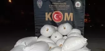 Kayseri'de 1 Ton 760 Kilo Kaçak Tütün Ele Geçirildi