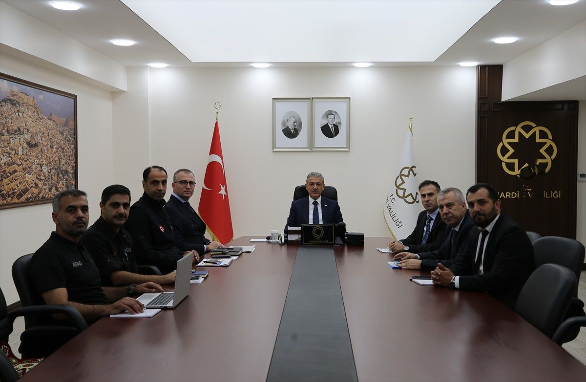 Mardin'de Afet Risk Azaltma Toplantısı Gerçekleştirildi