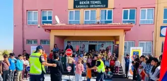 Tomarza'da öğrencilere trafik eğitimi verildi