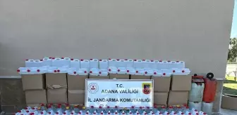 Adana'da Kaçak İçki Operasyonu: 1475 Litre Ele Geçirildi