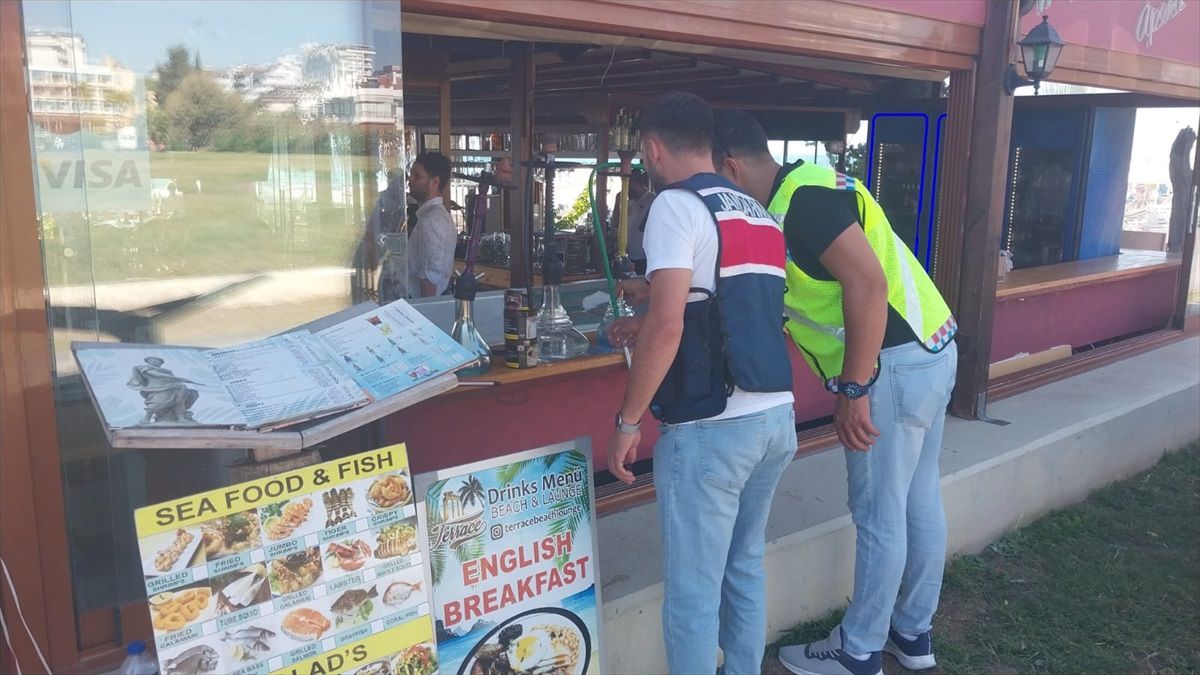 Antalya'da Nargile Sunum Belgesi Olmayan İşletmelere Ceza