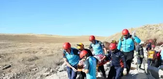 Bayburt'ta Afet Müdahale Tatbikatı Gerçekleştirildi